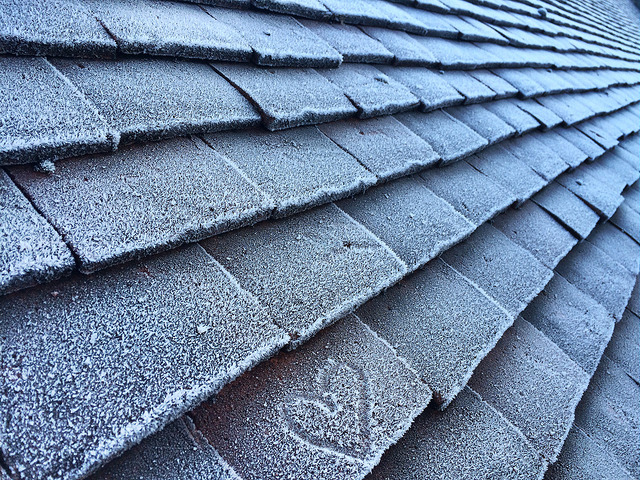 Roof during winter Mesa